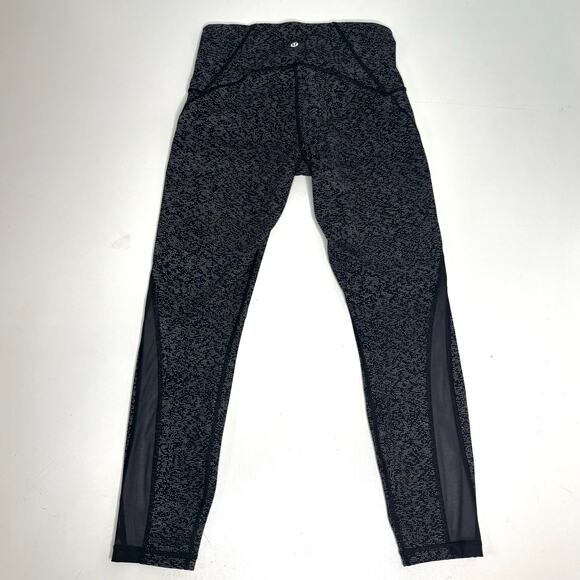 Lululemon Train Times 7/8 Pant 25” Night View, White Black 8 - Picture 9 of 10